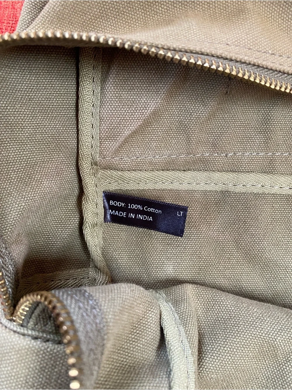 Margot New York Army Green Olive Canvas Cotton Backpack Utility
